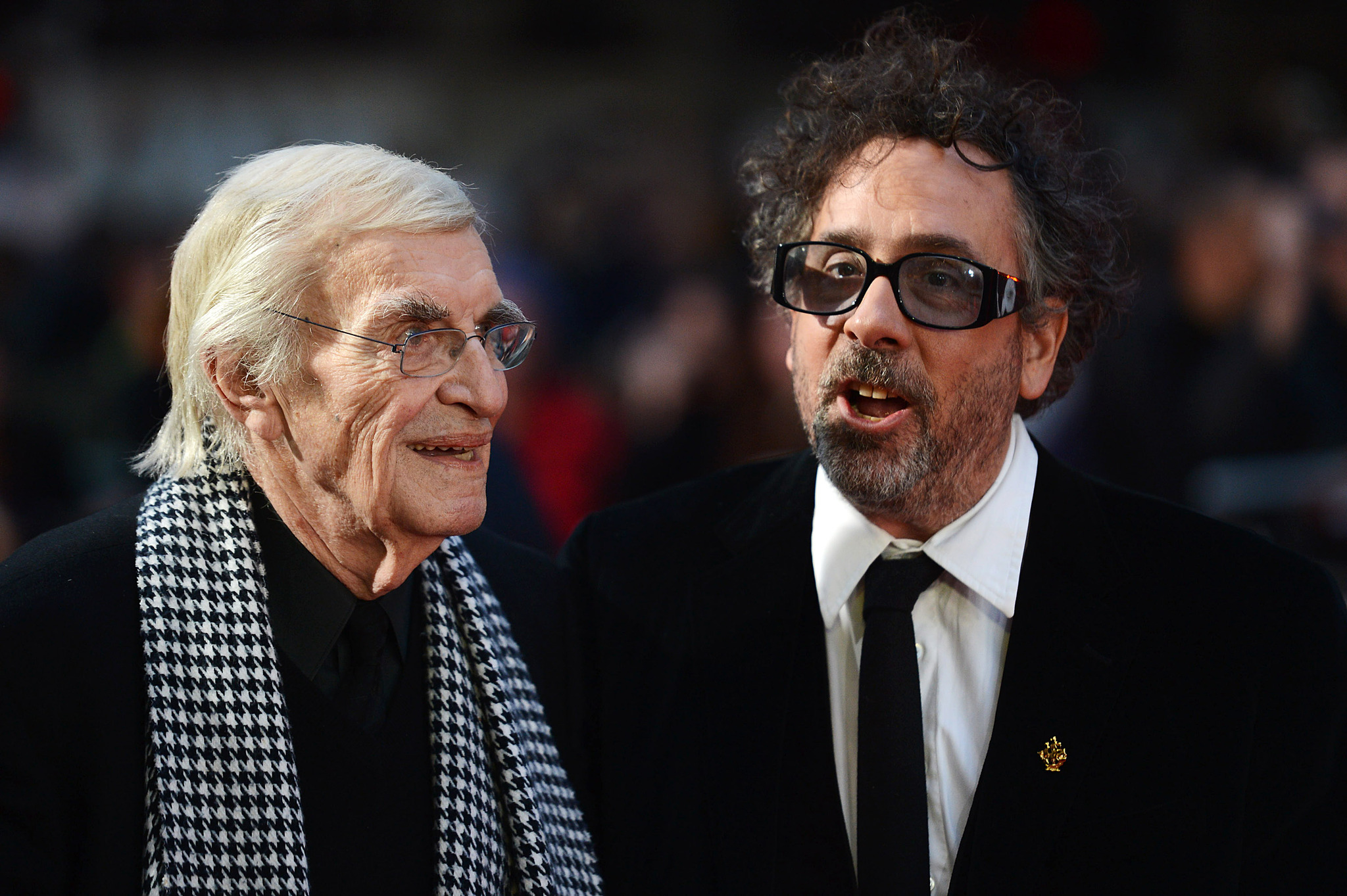 Tim Burton and Martin Landau at event of Frankenvynis (2012)