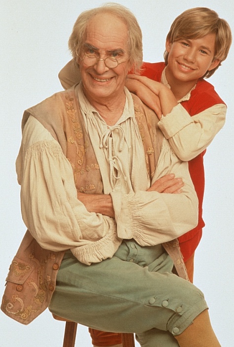 Martin Landau and Jonathan Taylor Thomas in The Adventures of Pinocchio (1996)