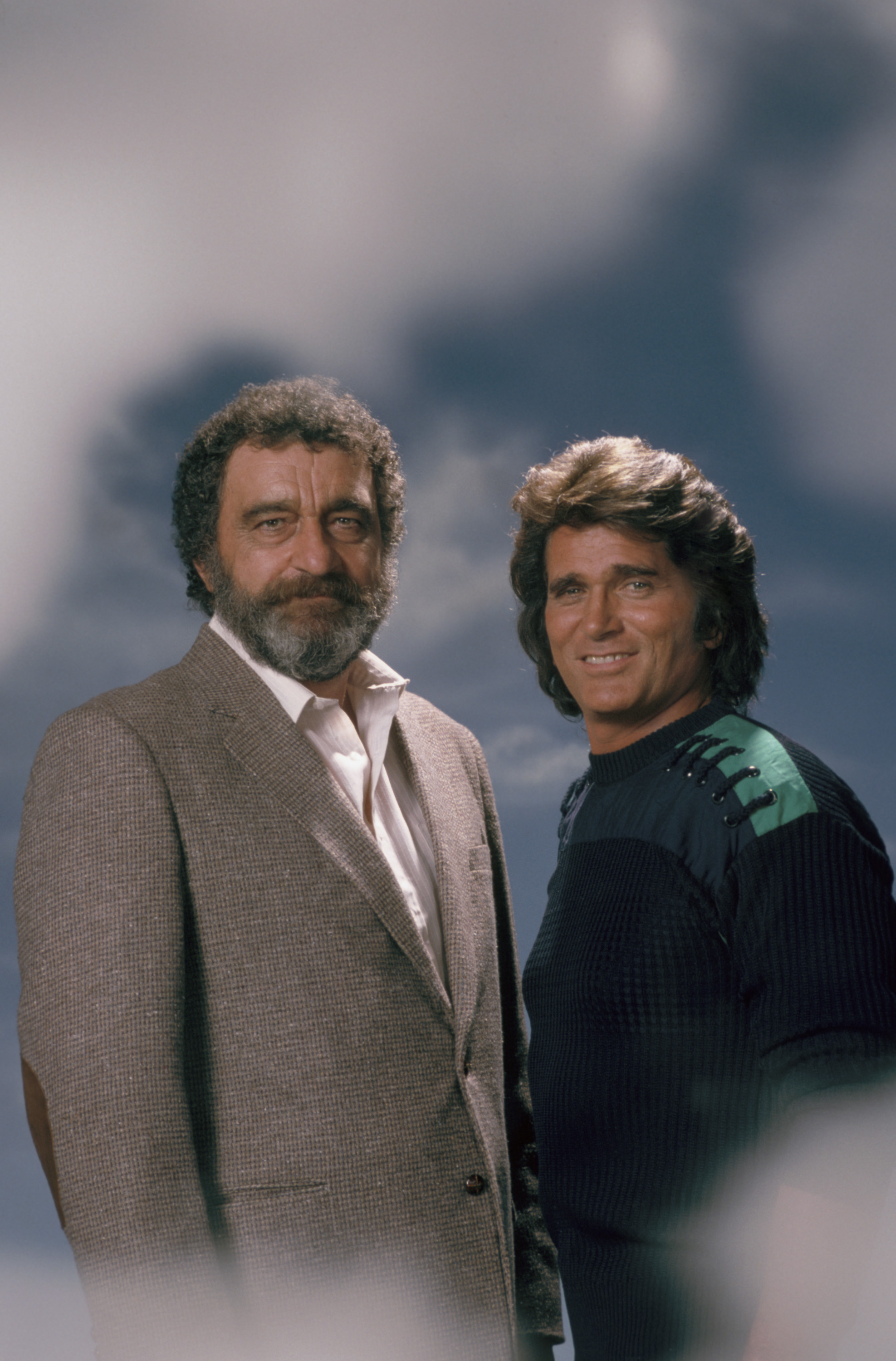 Still of Michael Landon and Victor French in Highway to Heaven (1984)