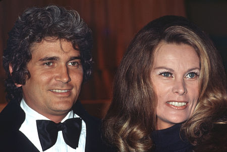 Michael Landon with wife Lynn, c. 1974