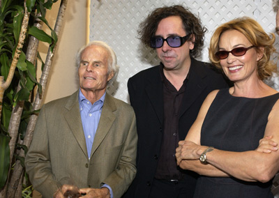 Tim Burton, Jessica Lange and Richard D. Zanuck