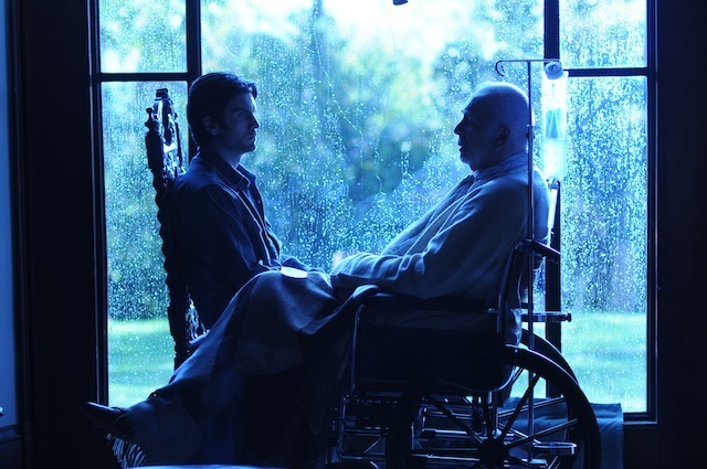Still of Frank Langella and Wes Bentley in The Time Being (2012)