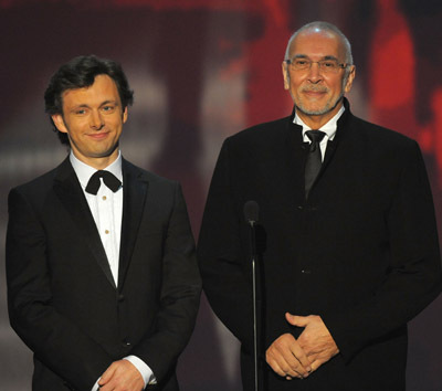 Frank Langella and Michael Sheen