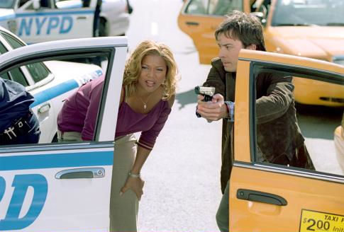 Still of Queen Latifah and Jimmy Fallon in Taxi (2004)