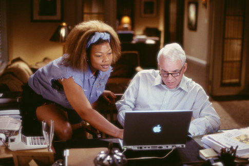 Still of Steve Martin and Queen Latifah in Bringing Down the House (2003)