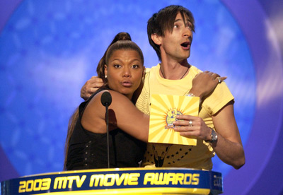 Queen Latifah and Adrien Brody