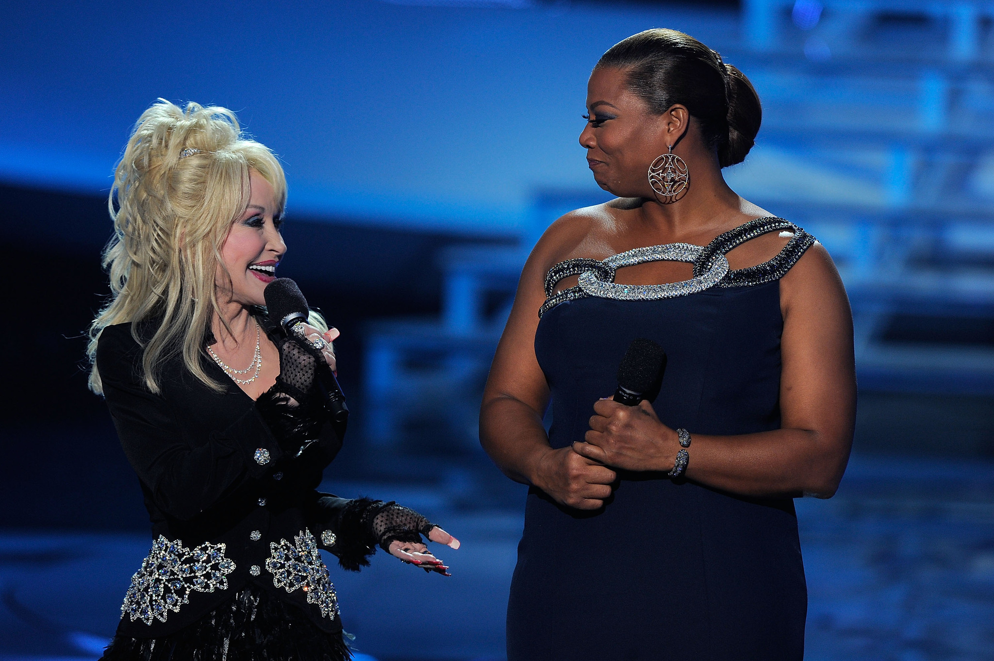 Dolly Parton and Queen Latifah