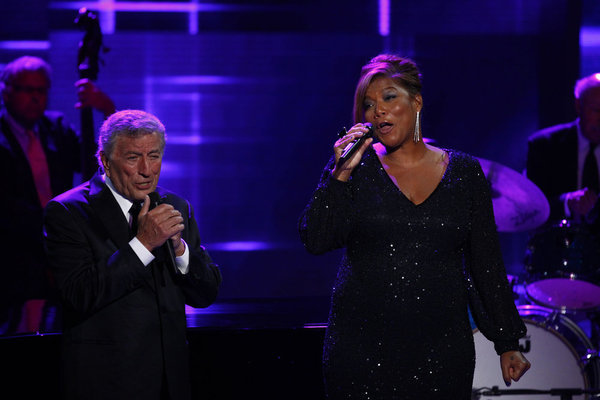 Still of Queen Latifah and Tony Bennett in America's Got Talent (2006)