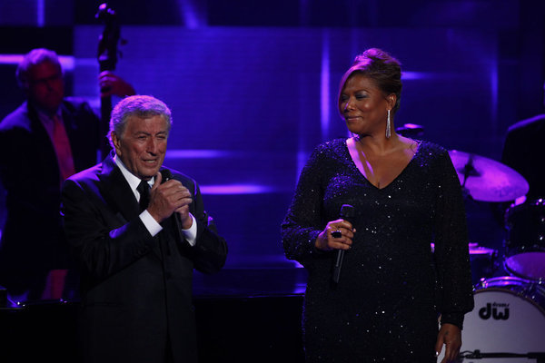 Still of Queen Latifah and Tony Bennett in America's Got Talent (2006)