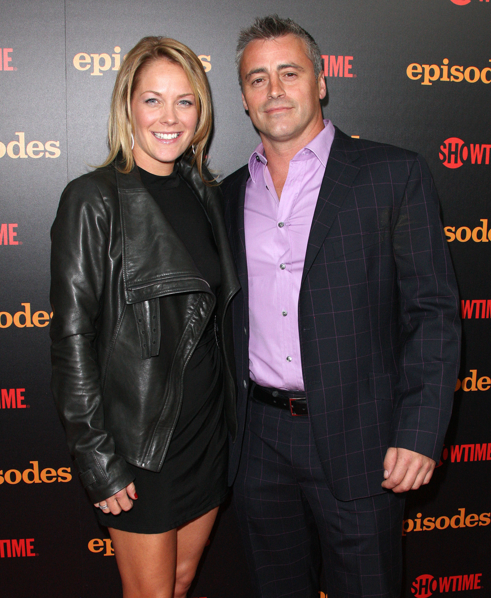 Matt LeBlanc and Andrea Anders at event of Episodes (2011)