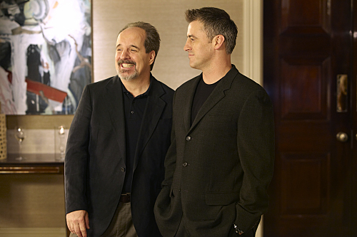 Still of Matt LeBlanc and John Pankow in Episodes (2011)