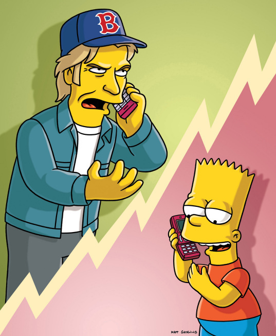 Still of Denis Leary in Simpsonai (1989)