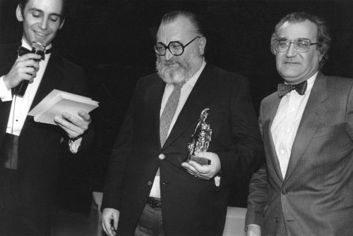 Sergio Leone wins special award in France, 1981, I.V.