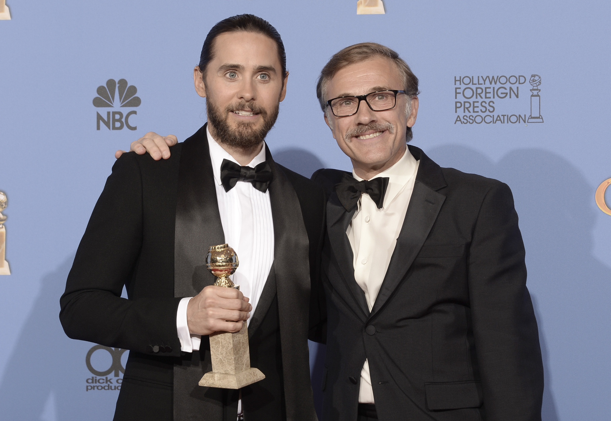 Jared Leto and Christoph Waltz