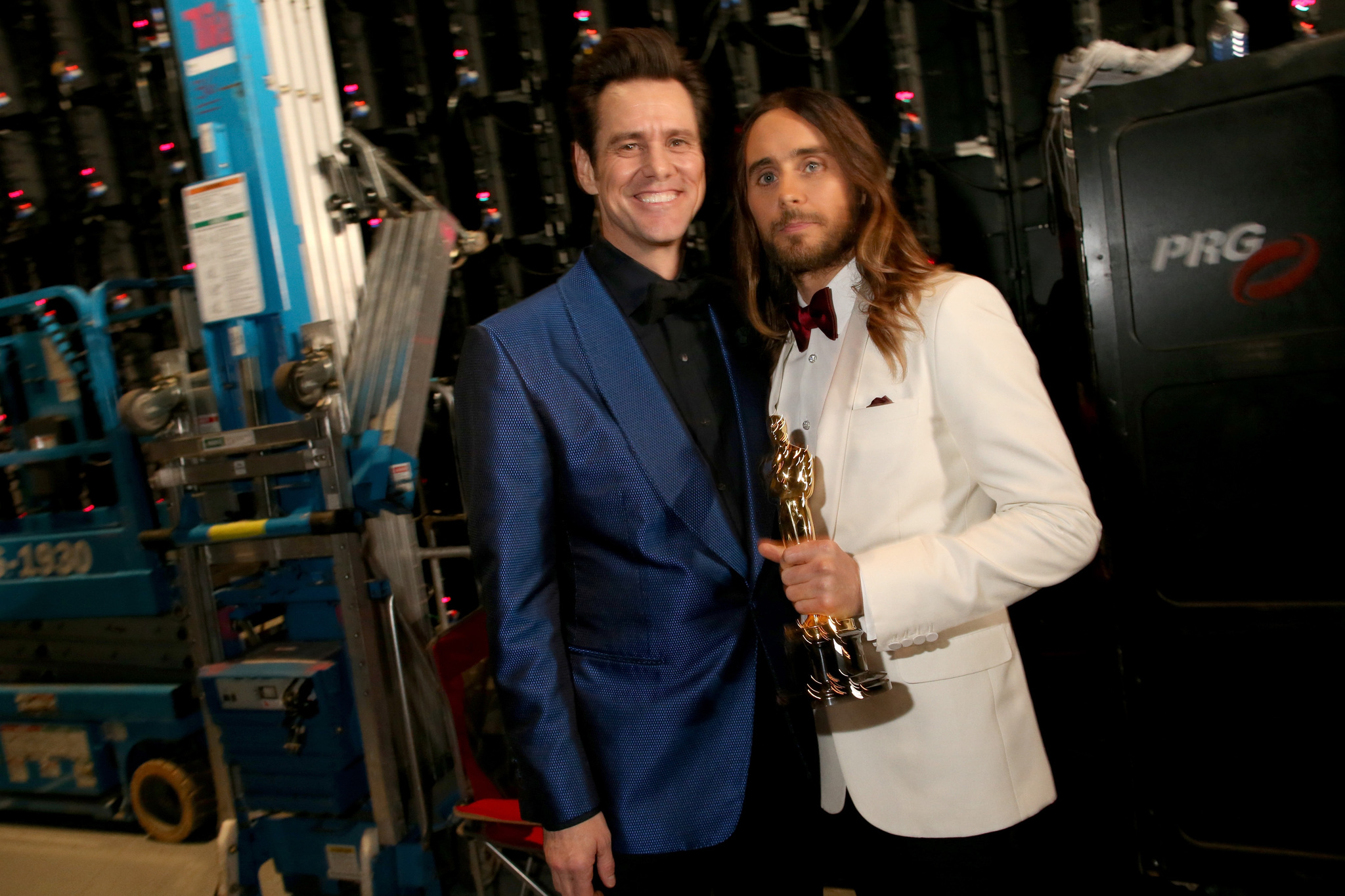 Jim Carrey and Jared Leto at event of The Oscars (2014)