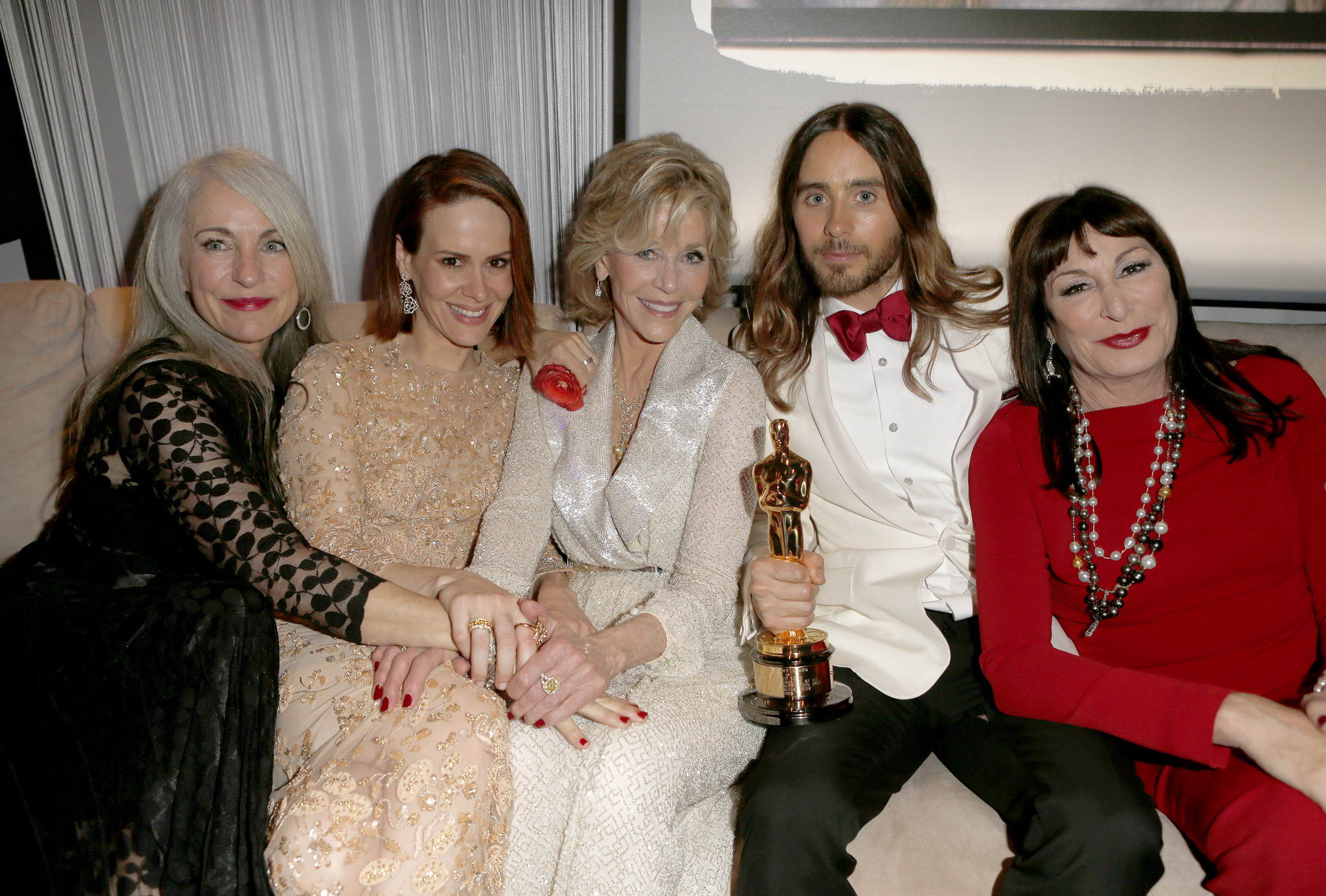 Jane Fonda, Anjelica Huston, Jared Leto, Sarah Paulson and Constance Leto