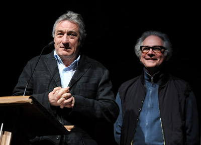 Robert De Niro and Barry Levinson at event of What Just Happened (2008)
