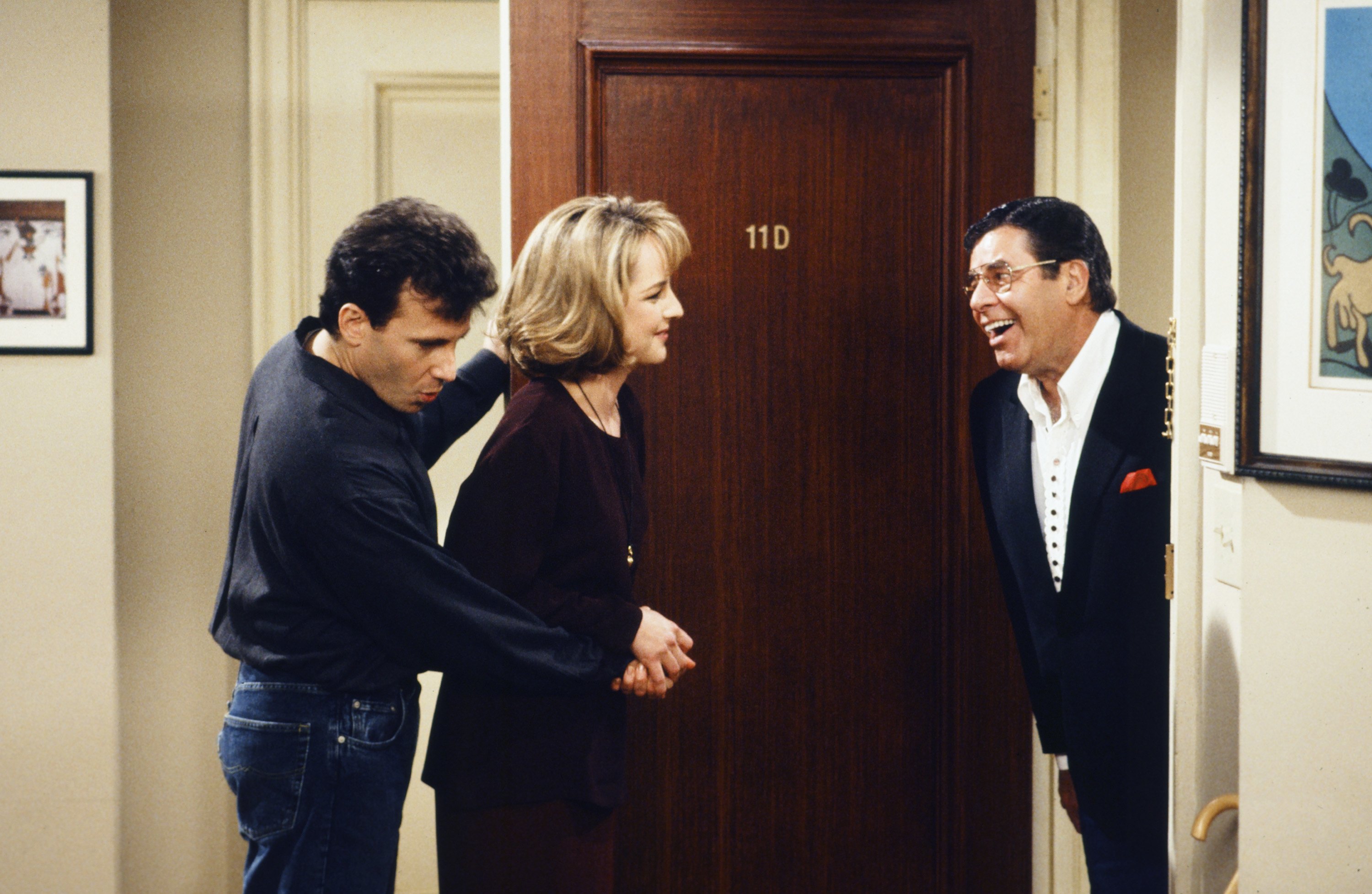 Still of Helen Hunt, Jerry Lewis and Paul Reiser in Mad About You (1992)