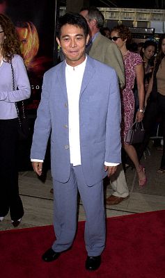 Jet Li at event of Drakono bucinys (2001)
