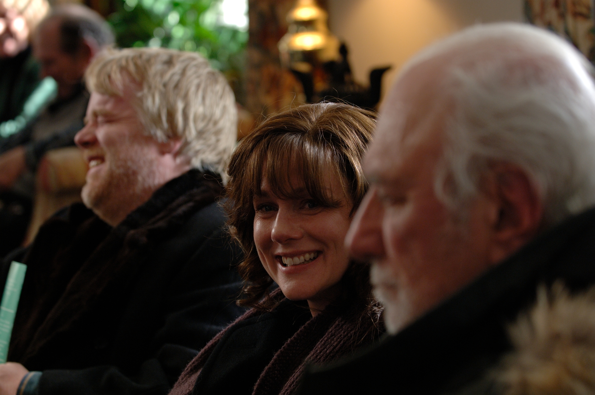 Still of Philip Seymour Hoffman, Laura Linney and Philip Bosco in The Savages (2007)