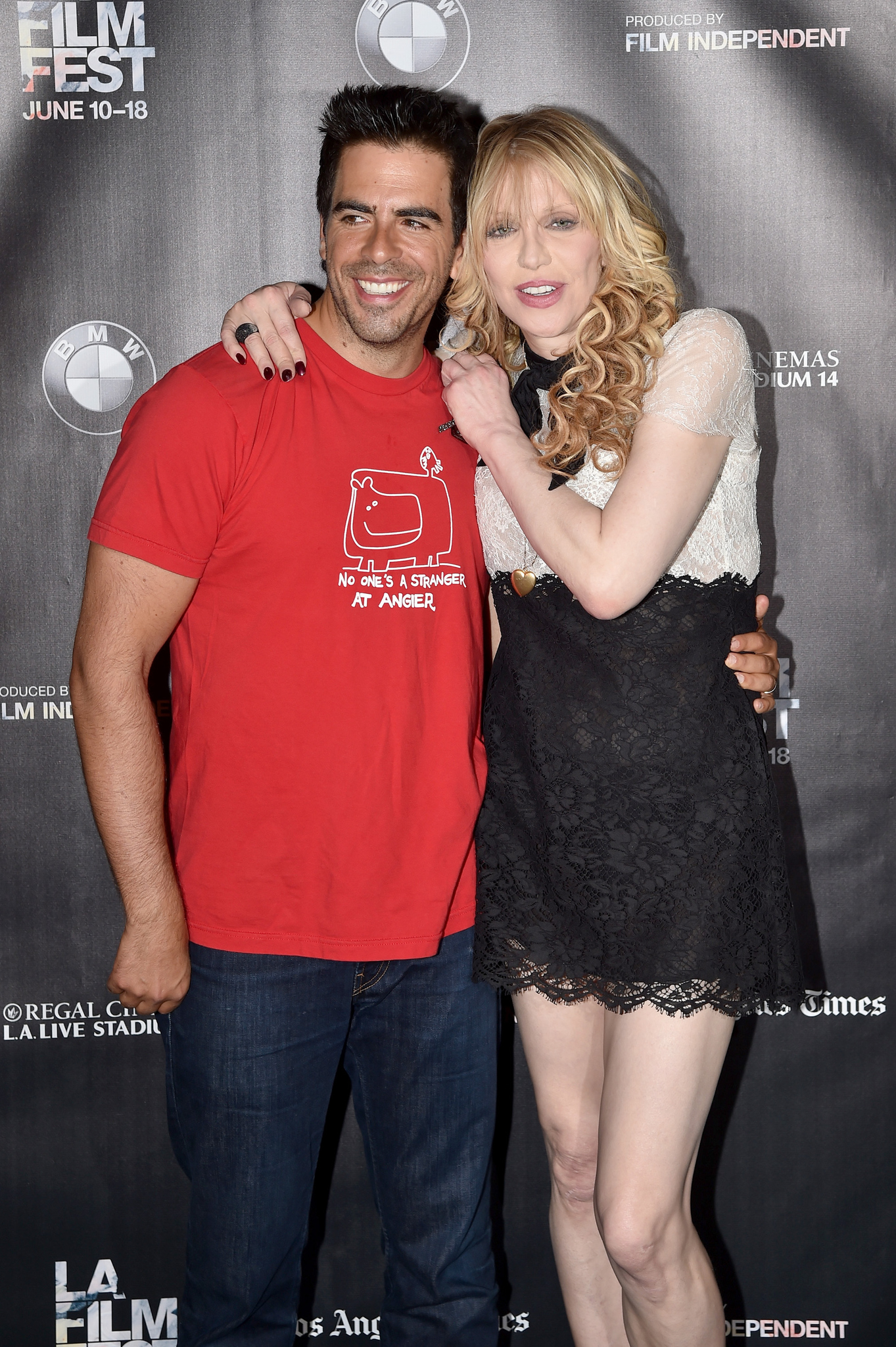 Courtney Love and Eli Roth