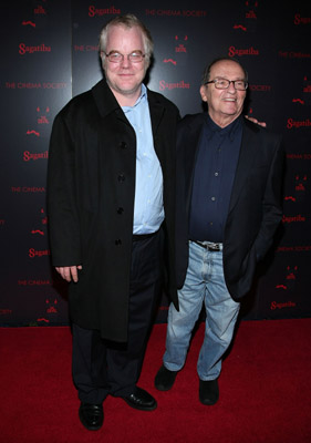 Philip Seymour Hoffman and Sidney Lumet at event of Before the Devil Knows You're Dead (2007)