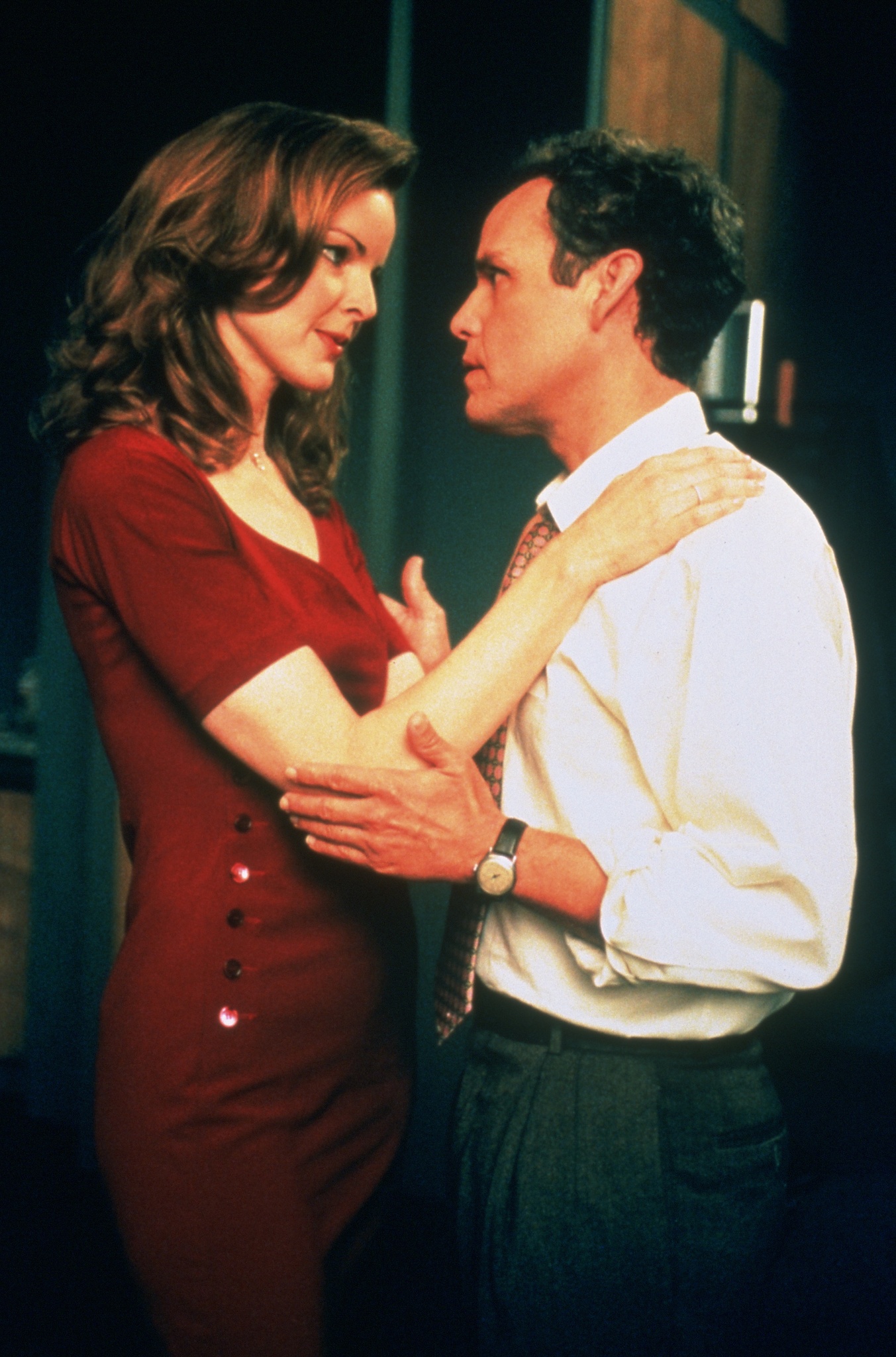 Still of Peter MacNicol and Marcia Cross in Ally McBeal (1997)