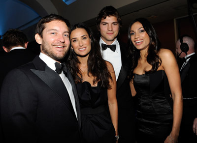 Demi Moore, Tobey Maguire, Ashton Kutcher and Rosario Dawson