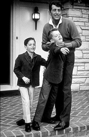 Dean Martin & his sons Dino & Ricci, 1961.