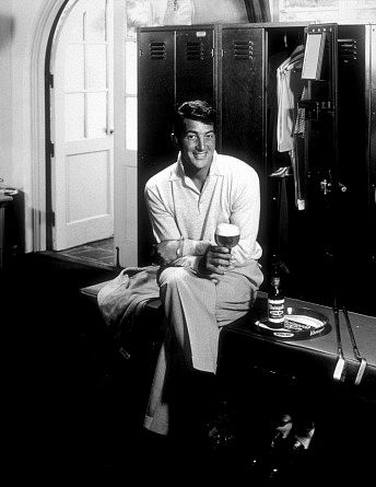 Dean Martin for a Reingold Beer Ad, 1955.