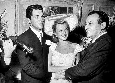 Dean Martin & bride Jeanne on their wedding day (held at Herman Hover's House) September 1, 1949.
