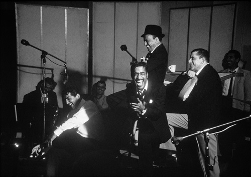 Dean Martin, Frank Sinatra and Sammy Davis Jr.