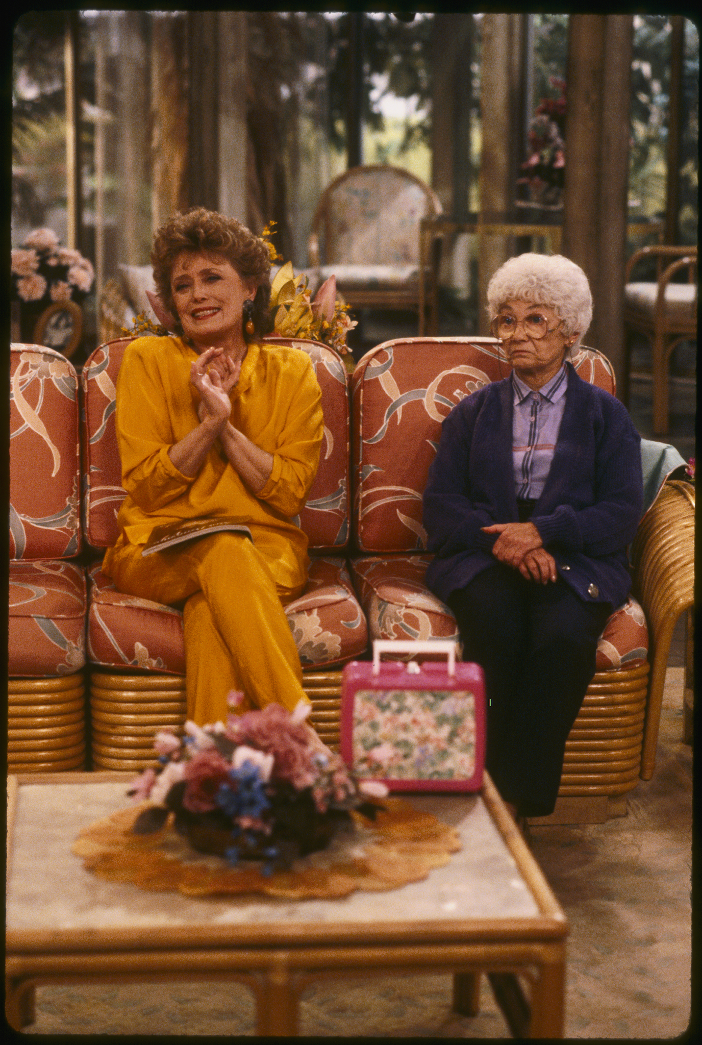 Still of Estelle Getty and Rue McClanahan in The Golden Girls (1985)