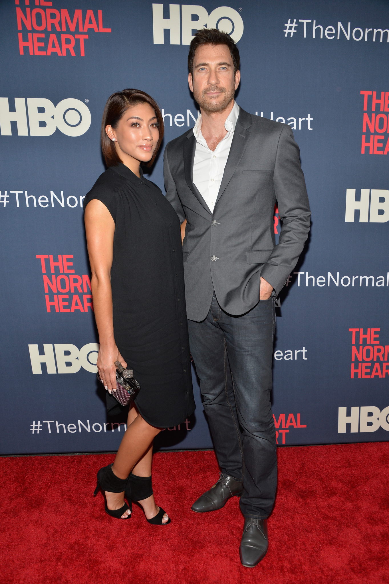 Dylan McDermott and Shasi Wells at event of The Normal Heart (2014)
