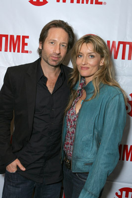 David Duchovny and Natascha McElhone