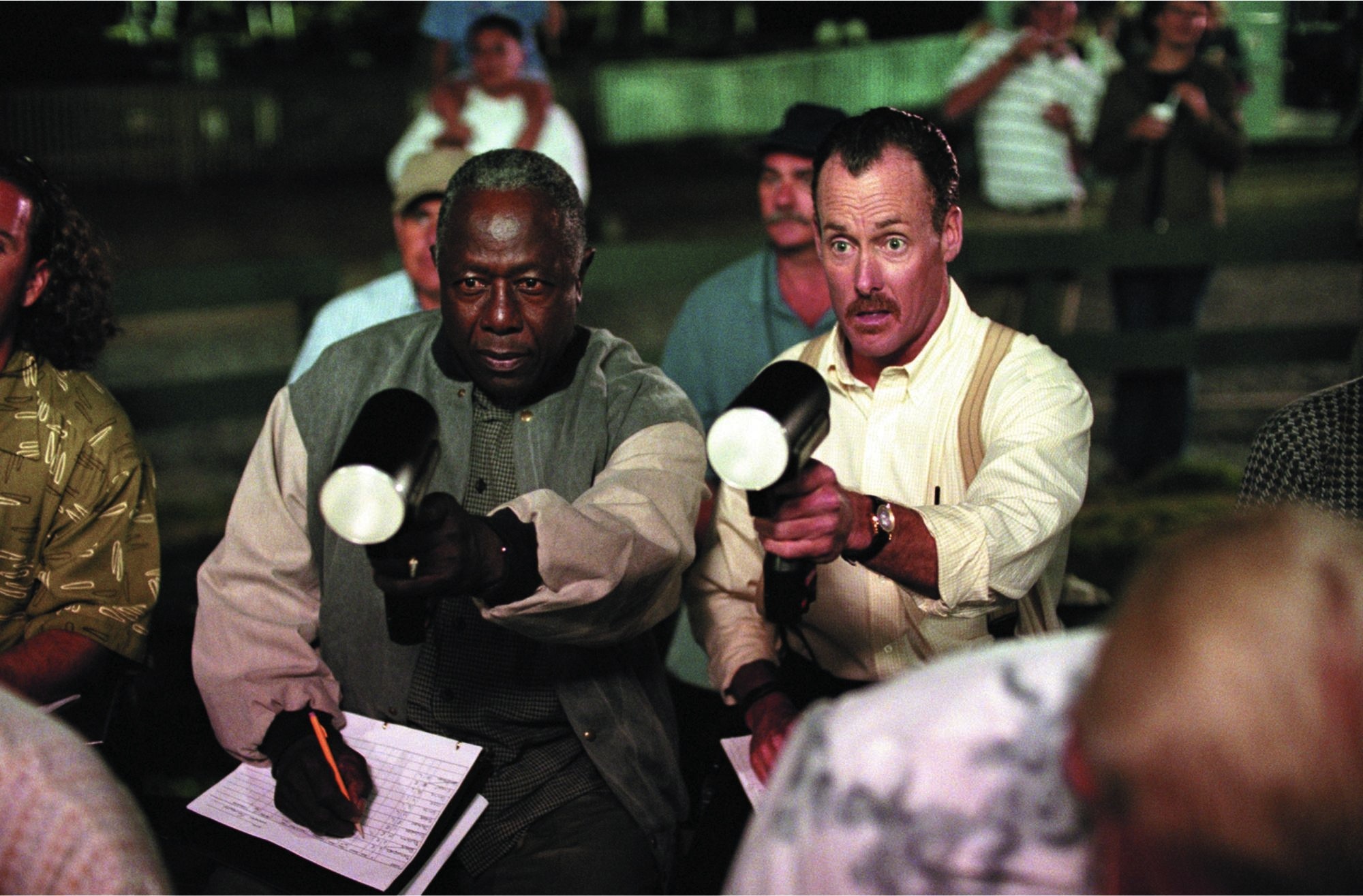 Still of John C. McGinley and Hank Aaron in Summer Catch (2001)
