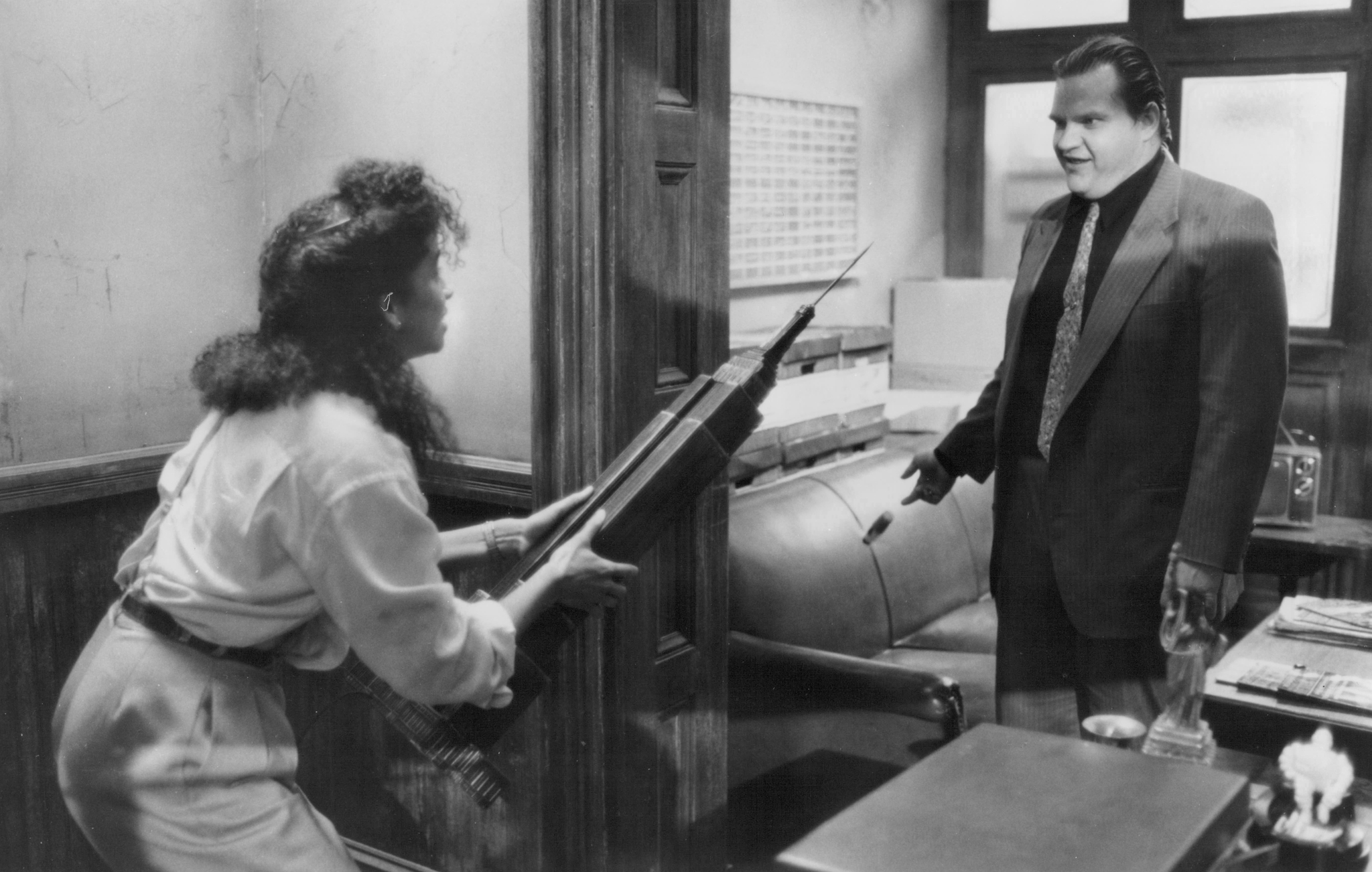 Still of Rae Dawn Chong and Meat Loaf in The Squeeze (1987)