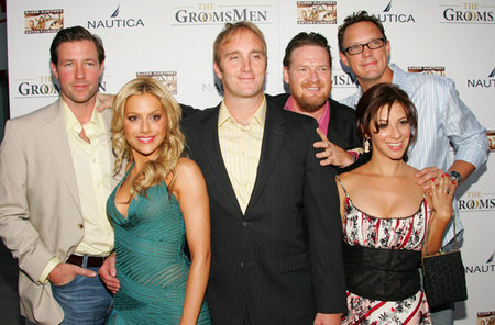 Matthew Lillard, Jay Mohr, Brittany Murphy, Donal Logue, Shari Albert and Edward Burns in The Groomsmen (2006)