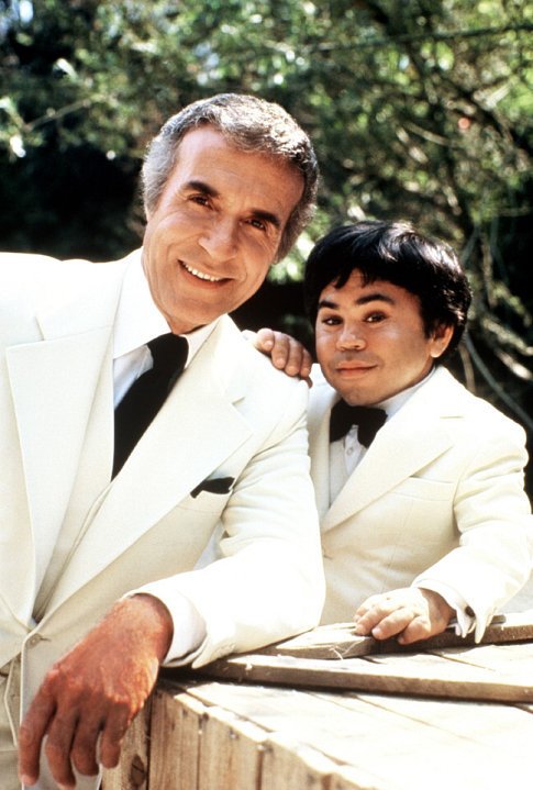 Ricardo Montalban and Hervé Villechaize in Fantasy Island (1977)