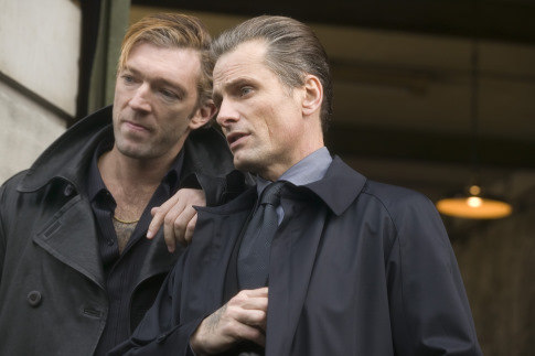 Still of Viggo Mortensen and Vincent Cassel in Rytietiski pazadai (2007)