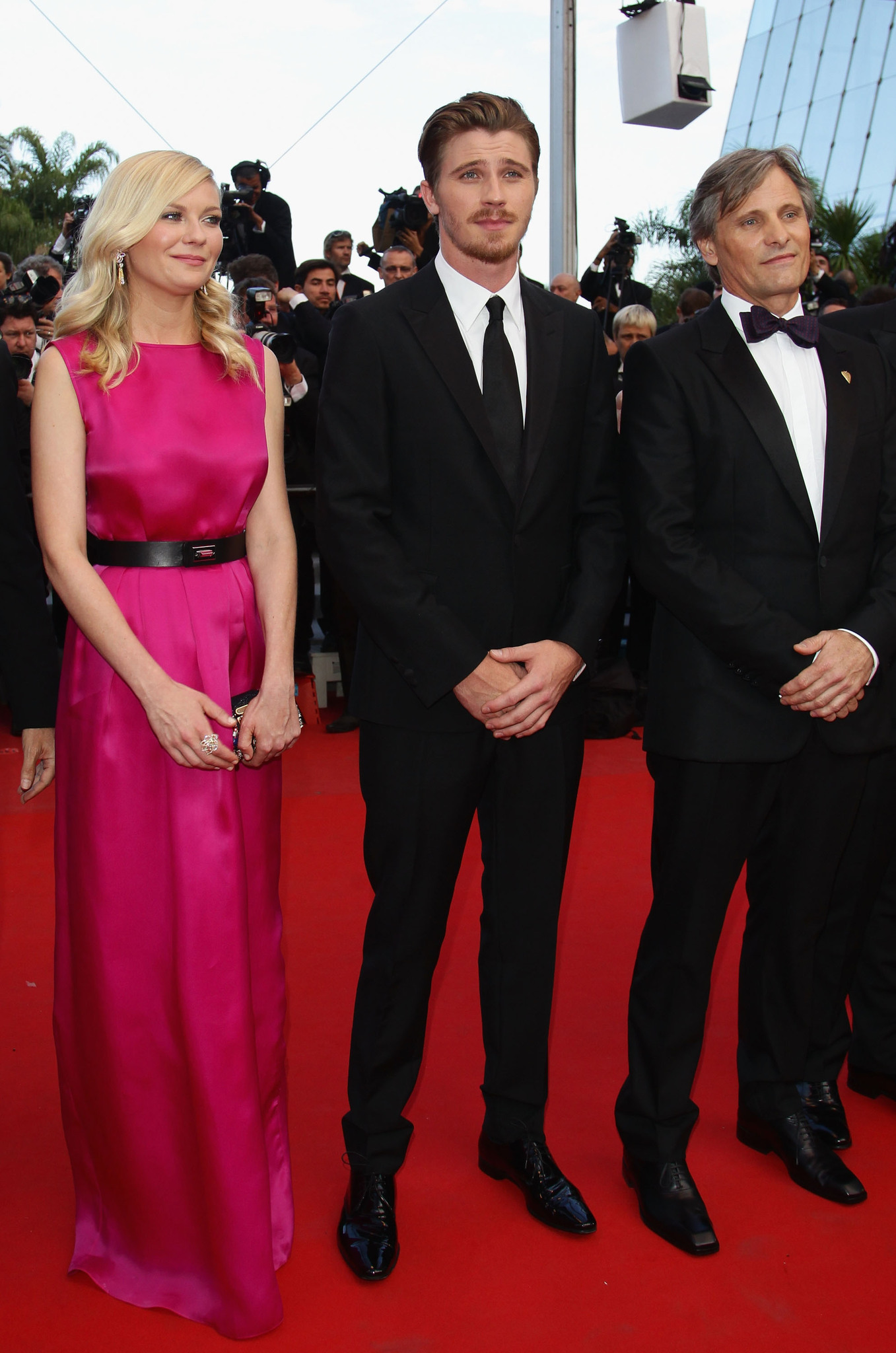 Kirsten Dunst, Viggo Mortensen and Garrett Hedlund at event of Kelyje (2012)
