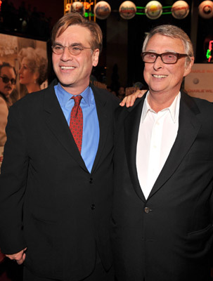 Mike Nichols and Aaron Sorkin at event of Charlie Wilson's War (2007)