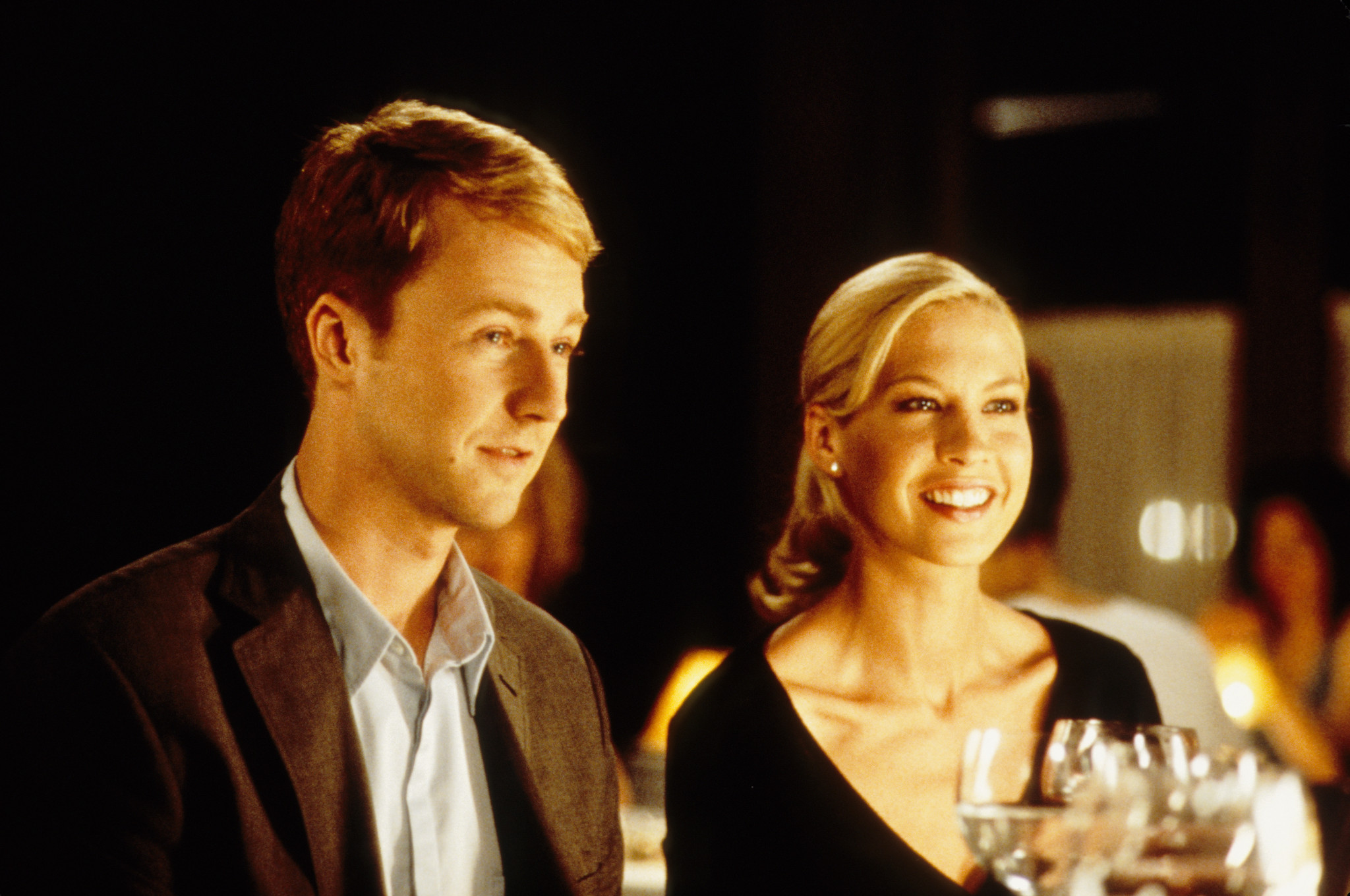 Still of Jenna Elfman and Edward Norton in Keeping the Faith (2000)