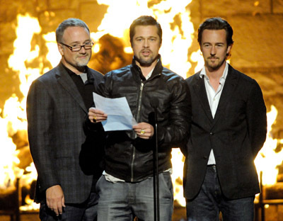 Brad Pitt, David Fincher and Edward Norton