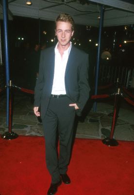 Edward Norton at event of Kovos klubas (1999)