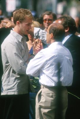 Edward Norton and Jeffrey Katzenberg