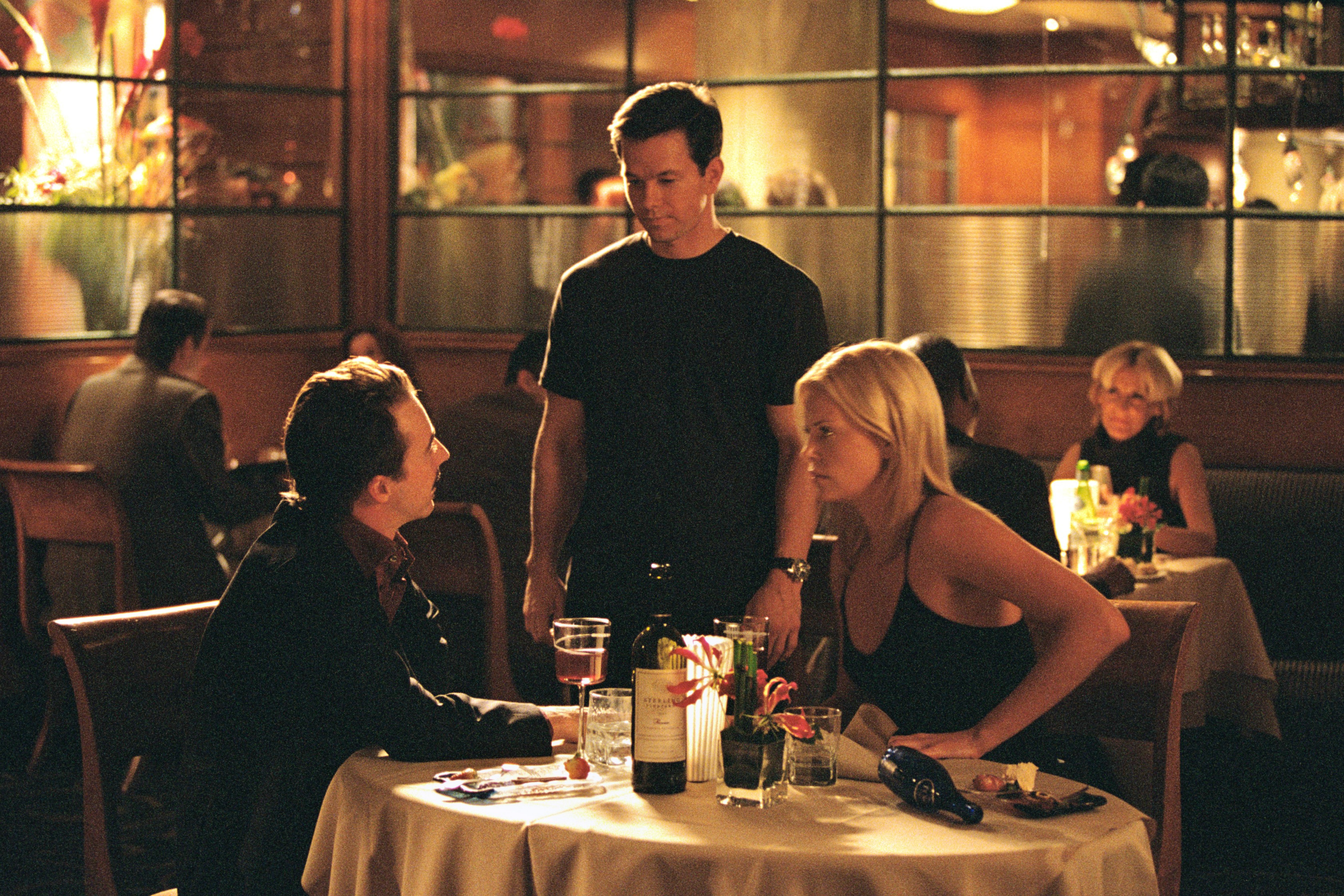 Still of Charlize Theron, Mark Wahlberg and Edward Norton in The Italian Job (2003)