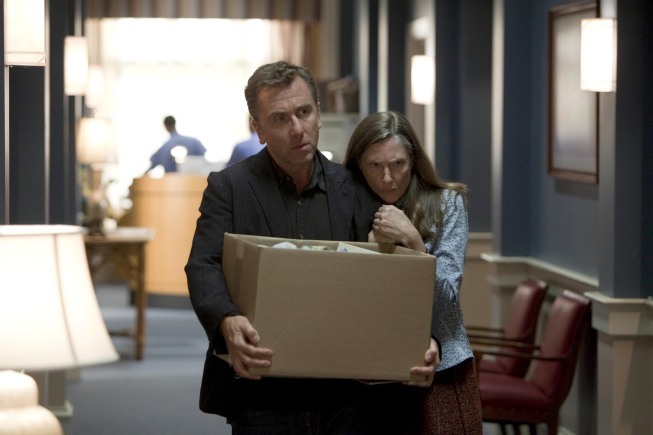 Still of Tim Roth and Annette O'Toole in Melo teorija (2009)