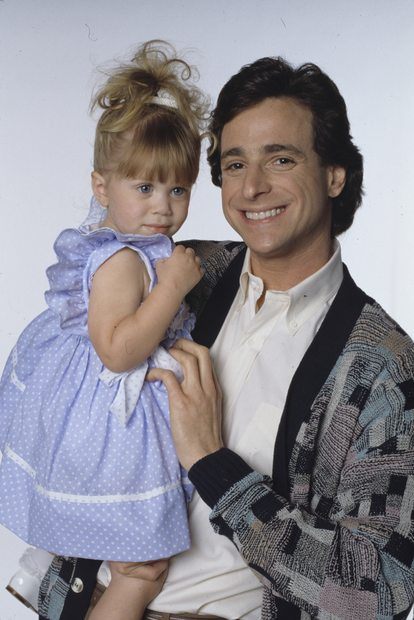 Still of Ashley Olsen, Bob Saget and Danny Tanner in Full House (1987)