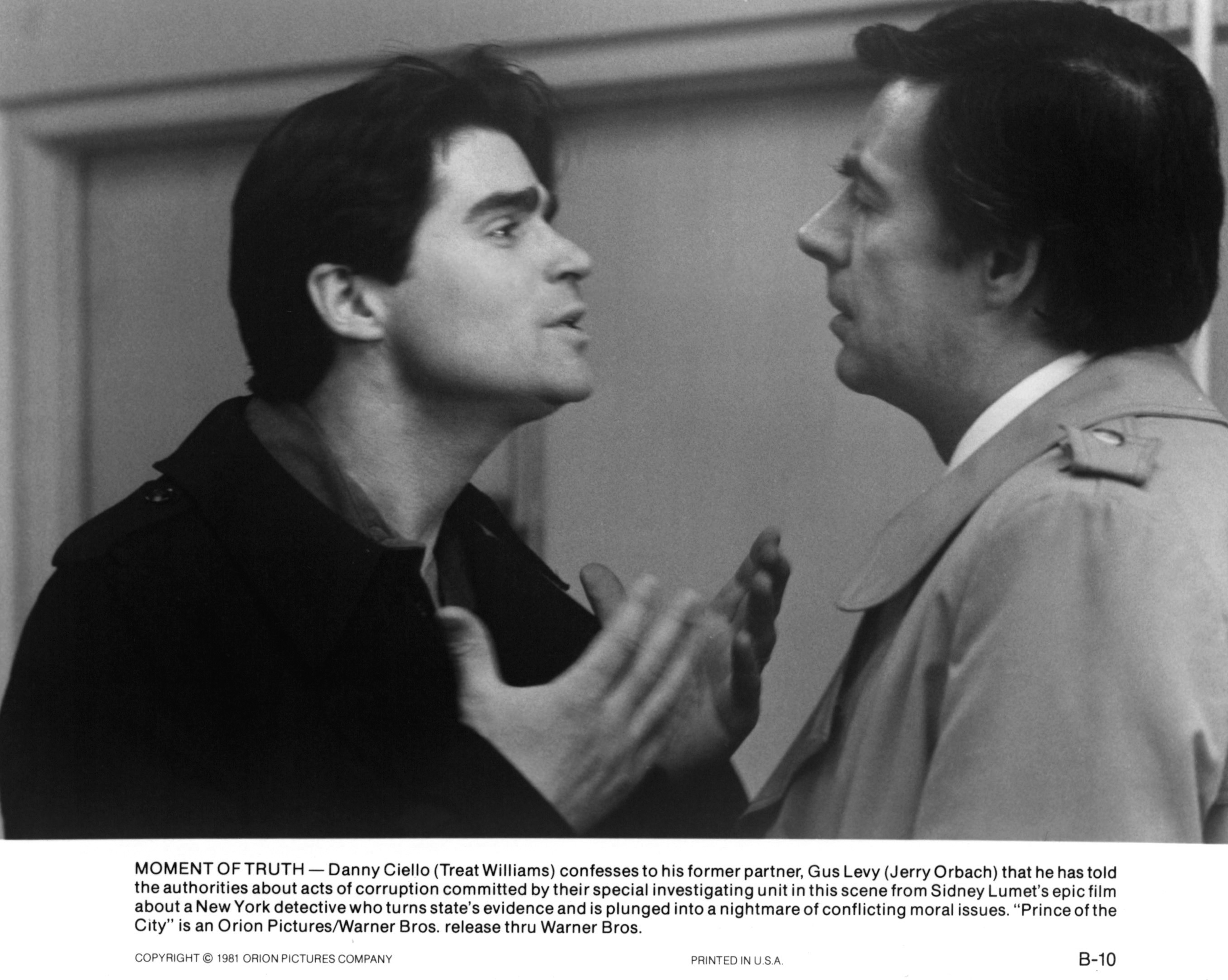 Still of Jerry Orbach and Treat Williams in Prince of the City (1981)